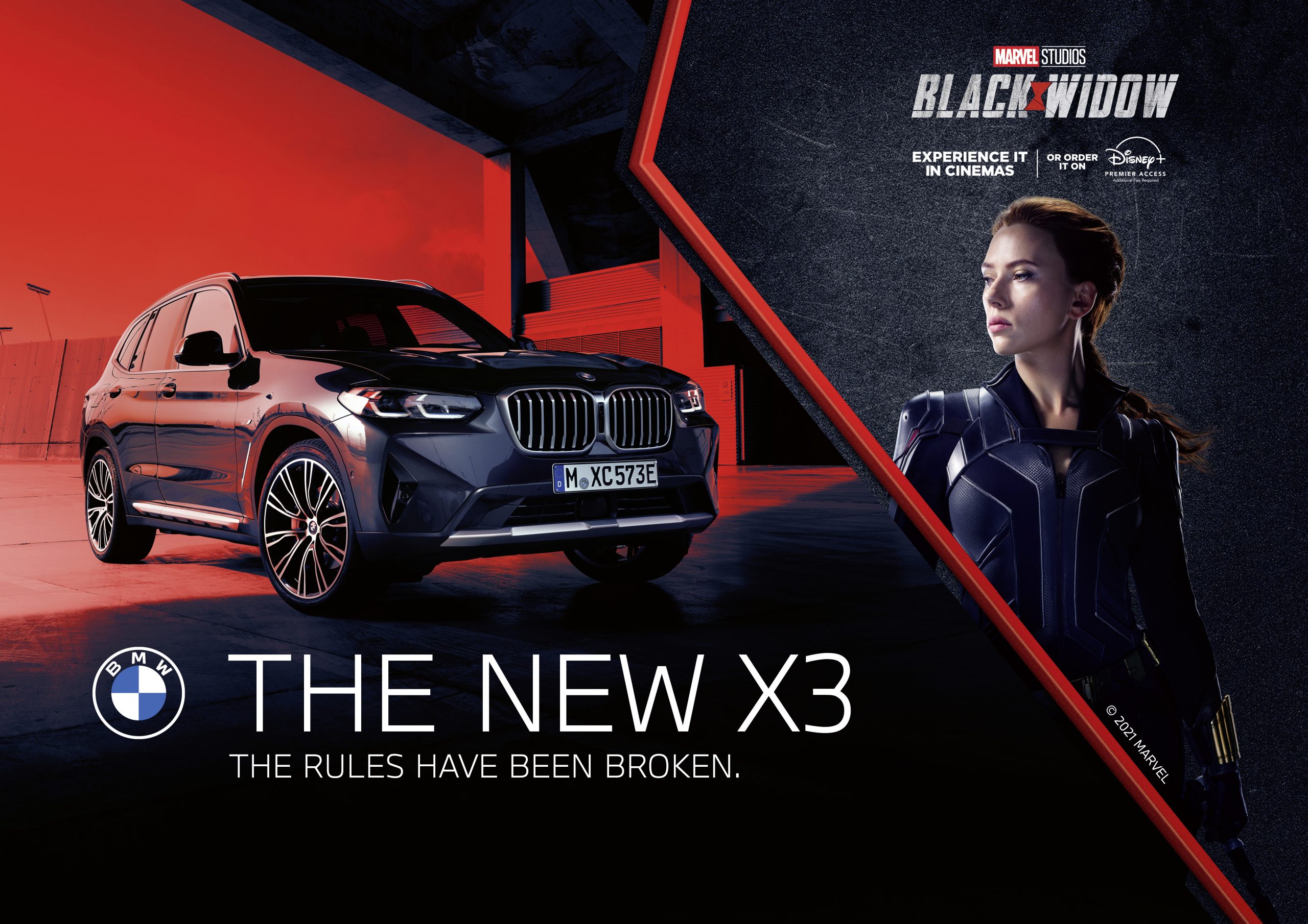 BMW i Marvel łączą siły. X3 debiutuje na dużym ekranie u boku Scarlett Johansson